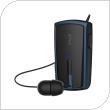 Ακουστικό Bluetooth iPro RH120 Retractable Μαύρο-Μπλε