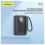 Φορτιστής Ανάγκης Foneng PX105 Mini 22.5W 10000mAh με 2 Ενσωματωμένα Καλώδια Μαύρο