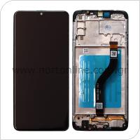 LCD with Touch Screen & Front Cover Samsung A207F Galaxy A20s Black (Original)
