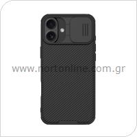 Soft TPU & PC Back Cover Case Nillkin Camshield Pro Apple iPhone 16 Black