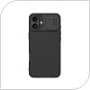 Soft TPU & PC Back Cover Case Nillkin Camshield Pro Apple iPhone 16 Black