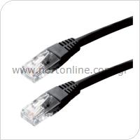 Καλώδιο Δικτύου UTP Cable CAT5e 5m Μαύρο (Ασυσκεύαστο)