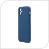 Θήκη Liquid Silicon inos Apple iPhone 12 L-Cover Μπλε Ραφ
