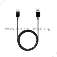 Καλώδιο USB 2.0 Samsung EP-DG930MBEG USB A σε USB C 1.5m Μαύρο  (2 τεμ)
