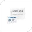 MicroSDXC C10 UHS-I U3 Memory Card Samsung EVO Plus 130MB/s 256Gb + 1 ADP