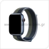 Strap Dux Ducis Nylon Sport Bracelet Apple Watch (38/ 40/ 41mm) Moss Blue