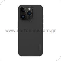 Soft TPU & PC Back Cover Case Nillkin Super Frosted Shield Pro Apple iPhone 15 Pro Matte Black