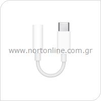 Adaptor Apple MU7E2 3.5mm (Female) to USB C (Male) White