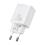 Travel Fast Charger Baseus Compact with Dual Output USB A & USB C PD + QC 20W 3A White