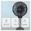 Handheld Fan Rechargeable Hand Portable Niaros Balu USB 5W Mini Black