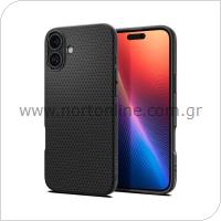 Θήκη Soft TPU Spigen Liquid Air Apple iPhone 16 Plus Μαύρο