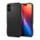 Soft TPU Back Cover Case Spigen Liquid Air Apple iPhone 16 Plus Matte Black