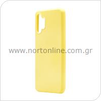 Liquid Silicon inos Samsung A326B Galaxy A32 5G L-Cover Yellow