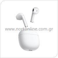 True Wireless Ακουστικά Bluetooth QCY AilyBuds Lite Λευκό