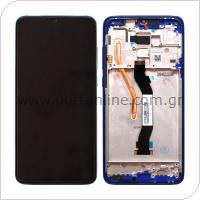 LCD with Middle Plate Xiaomi Redmi Note 8 Pro Deep Sea Blue (Original)