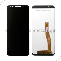 LCD with Touch Screen Alcatel 5058i 3x Black (OEM)