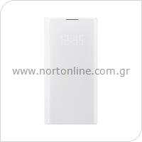 Θήκη Led View Cover Samsung EF-NN970PWEG N970F Galaxy Note 10 Λευκό