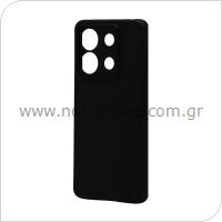 Θήκη Liquid Silicon inos Xiaomi Poco X6 5G/ Redmi Note 13 Pro 5G L-Cover Μαύρο