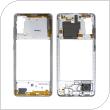 Middle Plate Samsung A415F Galaxy A41 White (Original)
