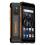 Mobile Phone Hammer Iron 4 4G (Dual SIM) 32GB 4GB RAM NFC Black-Orange with Tempered Glass