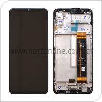 LCD with Touch Screen & Front Cover Samsung M236B Galaxy M23 5G Black (Original)