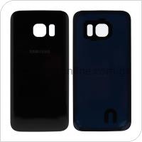 Battery Cover Samsung G930 Galaxy S7 Black (OEM)