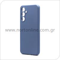 Θήκη Liquid Silicon inos Samsung A546B Galaxy A54 5G L-Cover Γκρι-Μπλε