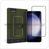 Tempered Glass Full Face Hofi Premium Pro+ Samsung S916B Galaxy S23 Plus 5G Black (1 pc)
