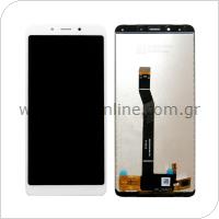 LCD with Touch Screen Xiaomi Redmi 6 White (OEM)