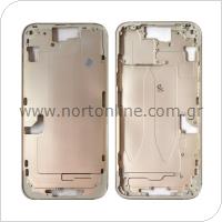 Middle Plate Apple iPhone 15 Plus Yellow (OEM)