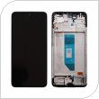 Οθόνη με Touch Screen & Μεσαίο Πλαίσιο Xiaomi Redmi Note 14 4G (Europe Version) Μαύρο (Original)