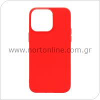 Soft TPU inos Apple iPhone 15 Pro Max 5G S-Cover Red
