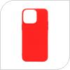 Θήκη Soft TPU inos Apple iPhone 15 Pro Max 5G S-Cover Κόκκινο