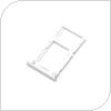 Sim Card Holder Xiaomi Mi 8 Lite Silver (OEM)