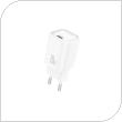 Travel Fast Charger Foneng EU69 with Output USB C PD 20W 3A White