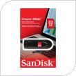 USB 3.0 Flash Disk SanDisk Cruzer Glide SDCZ60 USB A 32GB Μαύρο
