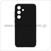 Θήκη Soft TPU inos Samsung Galaxy S24 5G S-Cover Μαύρο