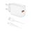 Travel Charger inos with USB A Output 18W White & Lightning Cable 1m White