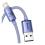 Καλώδιο Σύνδεσης USB 2.0 Baseus Crystal Shine USB A σε Lightning 2.4A 1.2m Μωβ