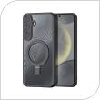 Θήκη TPU & PC Dux Ducis Aimo Magnetic MagSafe με Stand Samsung S926B Galaxy S24 Plus 5G Μαύρο