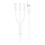 USB 2.0 Cable Foneng XS01 3in1 USB A to micro USB & USB C & Lightning 3A 1.2m White
