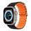 Λουράκι Devia Sport6 Silicone Apple Watch (42/ 44/ 45/ 49mm) Deluxe Two-Tone Μαύρο-Πορτοκαλί