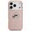 Θήκη Σιλικόνης Karl Lagerfeld Magsafe Apple iPhone 17 Pro Max Glitter Karl & Choupette Heads Ροζ