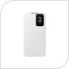 Θήκη Flip S-View Samsung EF-ZA556CWEG A556B Galaxy A55 5G Λευκό