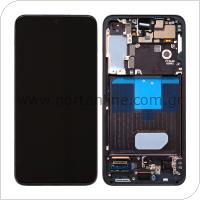 LCD with Touch Screen & Front Cover Samsung S901B Galaxy S22 5G Black (Original)