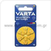 Μπαταρία Ακουστικών Βαρηκοΐας Varta 10 (6 τεμ.)