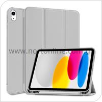 Flip Smart Case inos Apple iPad 10.9 (2022) with TPU Back Cover & SC Pen Grey