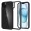 TPU & PC Back Cover Case Spigen Ultra Hybrid Apple iPhone 15 Clear-Matte Black