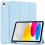 Flip Smart Case inos Apple iPad 10.9 (2022) with TPU Back Cover & SC Pen Sky Blue