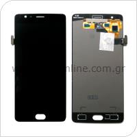 LCD with Touch Screen OnePlus 3 Black (OEM)